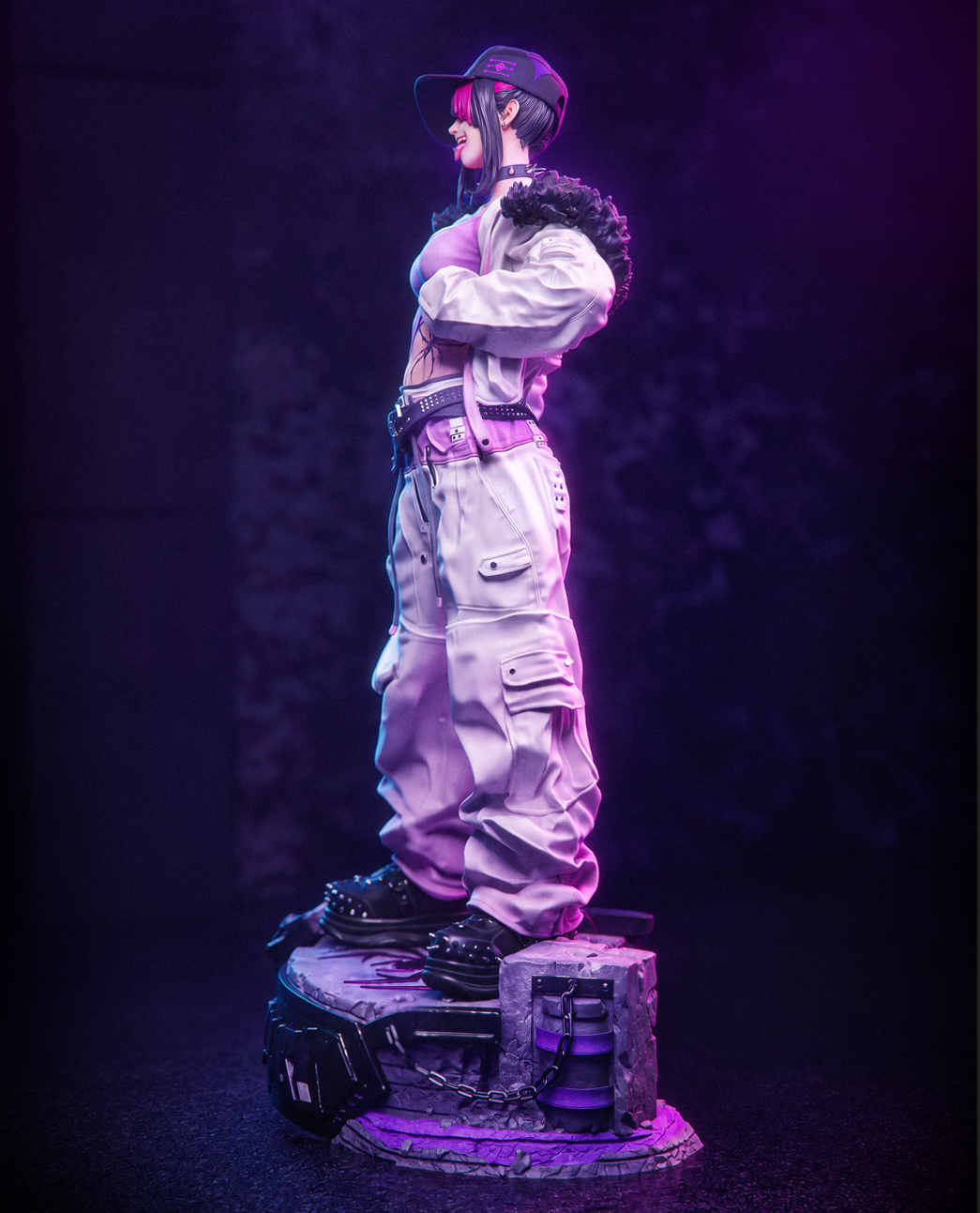 Purple Spider Kicker | Handcrafted Figure