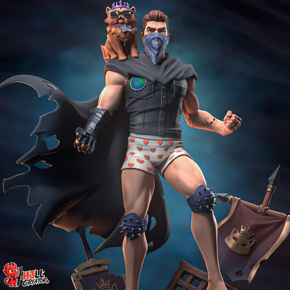 Dungeon Survivor & Royal Cat | Handcrafted Figure