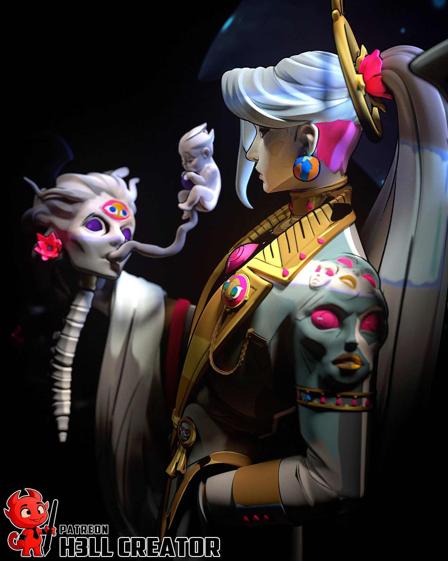Chaos | Hades II | Handcrafted Figure