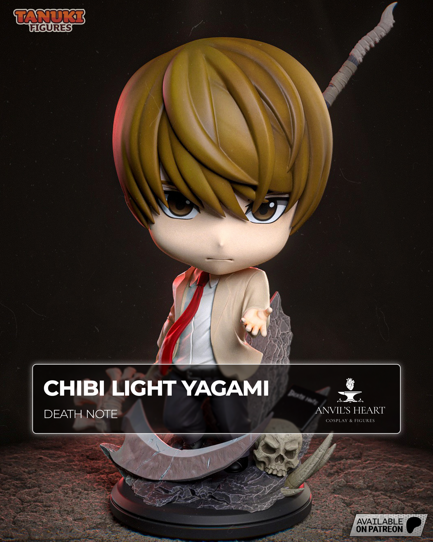 Chibi Light Yagami | Death Note | Handcrafted Figure