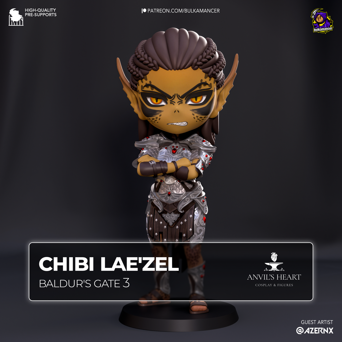 Chibi lae'zel | Baldur's Gate 3 | Handcrafted Figure