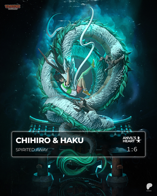 Chihiro & Haku | Spirited Away | Handcrafted Figure