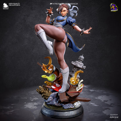 Dark Flame Maiden | Handcrafted Figure