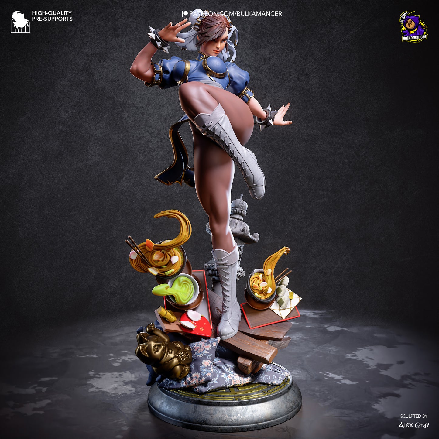 Dark Flame Maiden | Handcrafted Figure