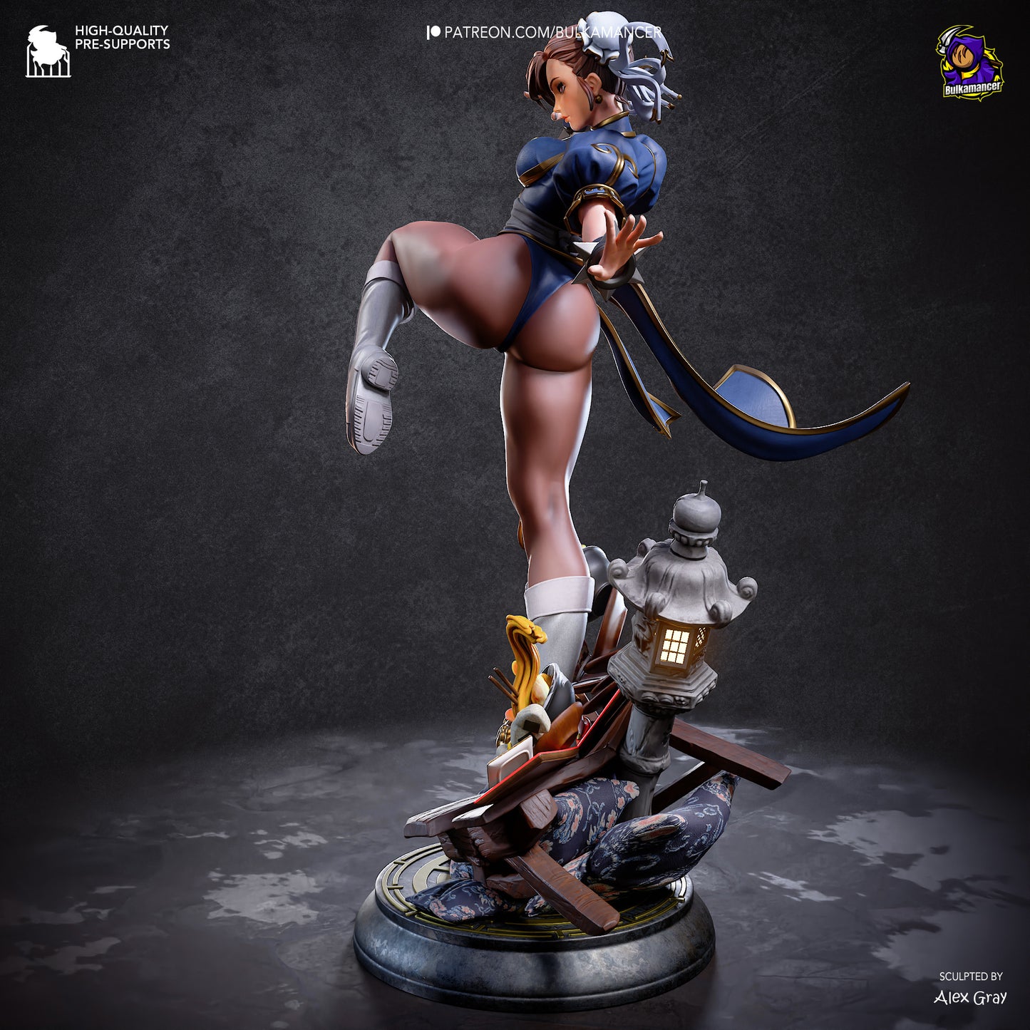 Dark Flame Maiden | Handcrafted Figure