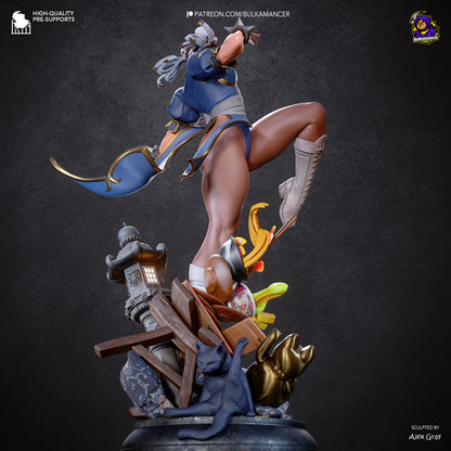 Dark Flame Maiden | Handcrafted Figure