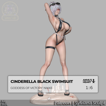 Bunny Glass Princess (Swimsuit) | Handcrafted Figure
