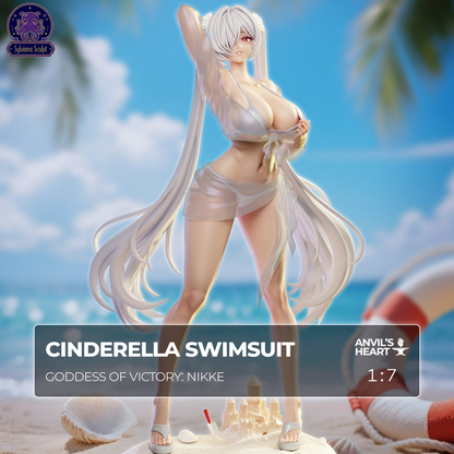 Bunny Glass Princess (Swimsuit) | Handcrafted Figure