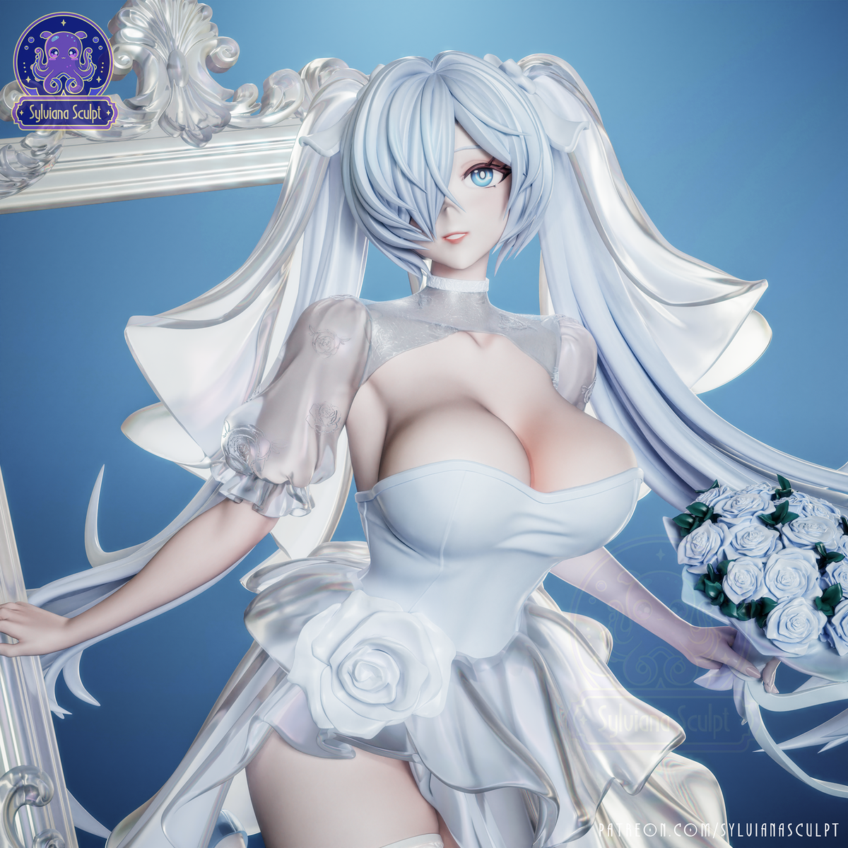 Glass Bride | Handcrafted Figure