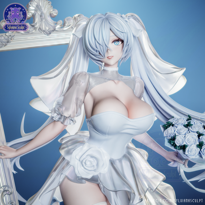 Glass Bride | Handcrafted Figure