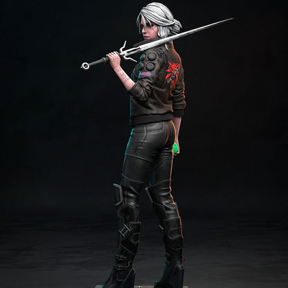 Ciri | Cyberpunk 2077-The Witcher | Handcrafted Figure