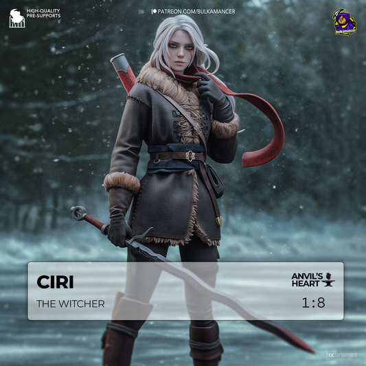 Ciri | The Witcher | Handcrafted Figure