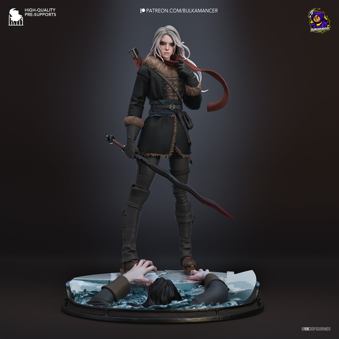 Ciri | The Witcher | Handcrafted Figure