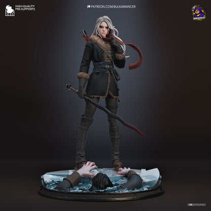 Ciri | The Witcher | Handcrafted Figure
