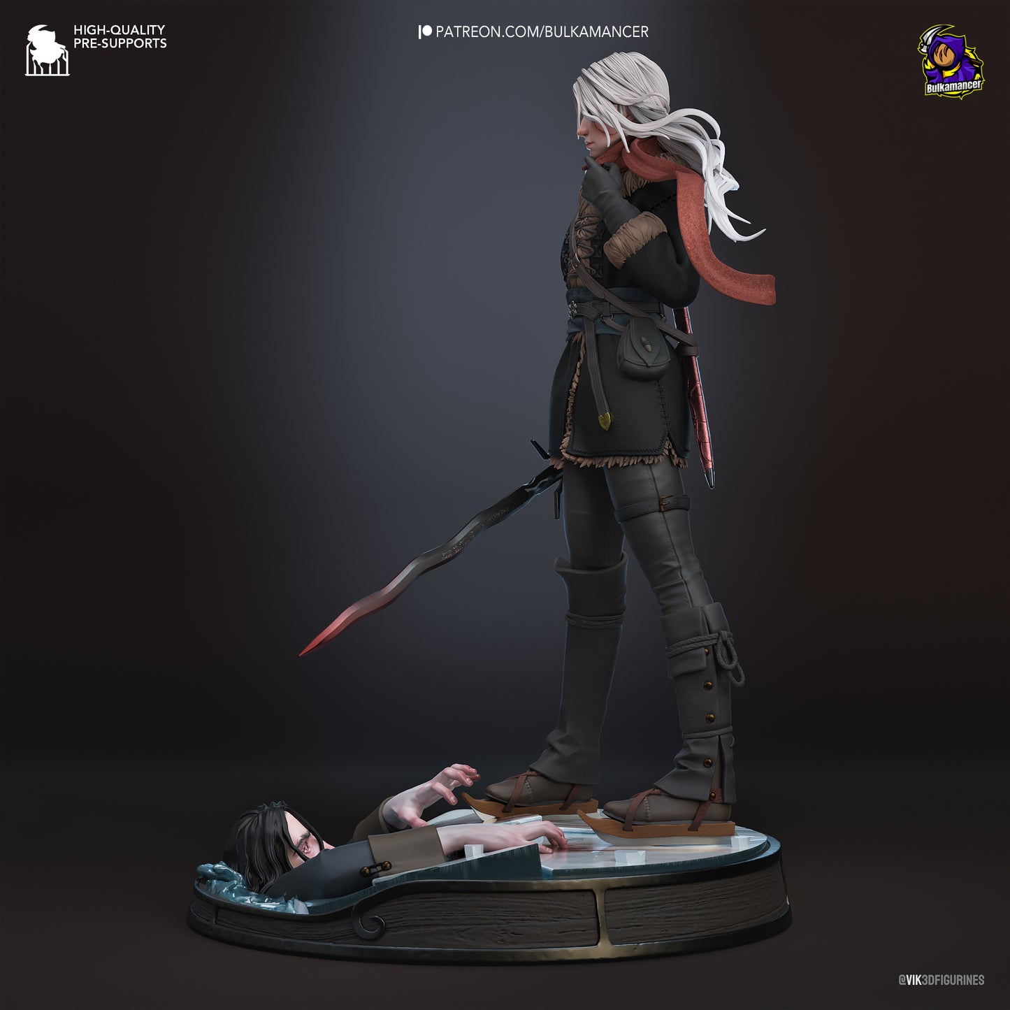 Ciri | The Witcher | Handcrafted Figure