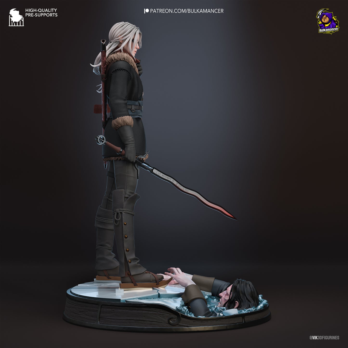 Ciri | The Witcher | Handcrafted Figure