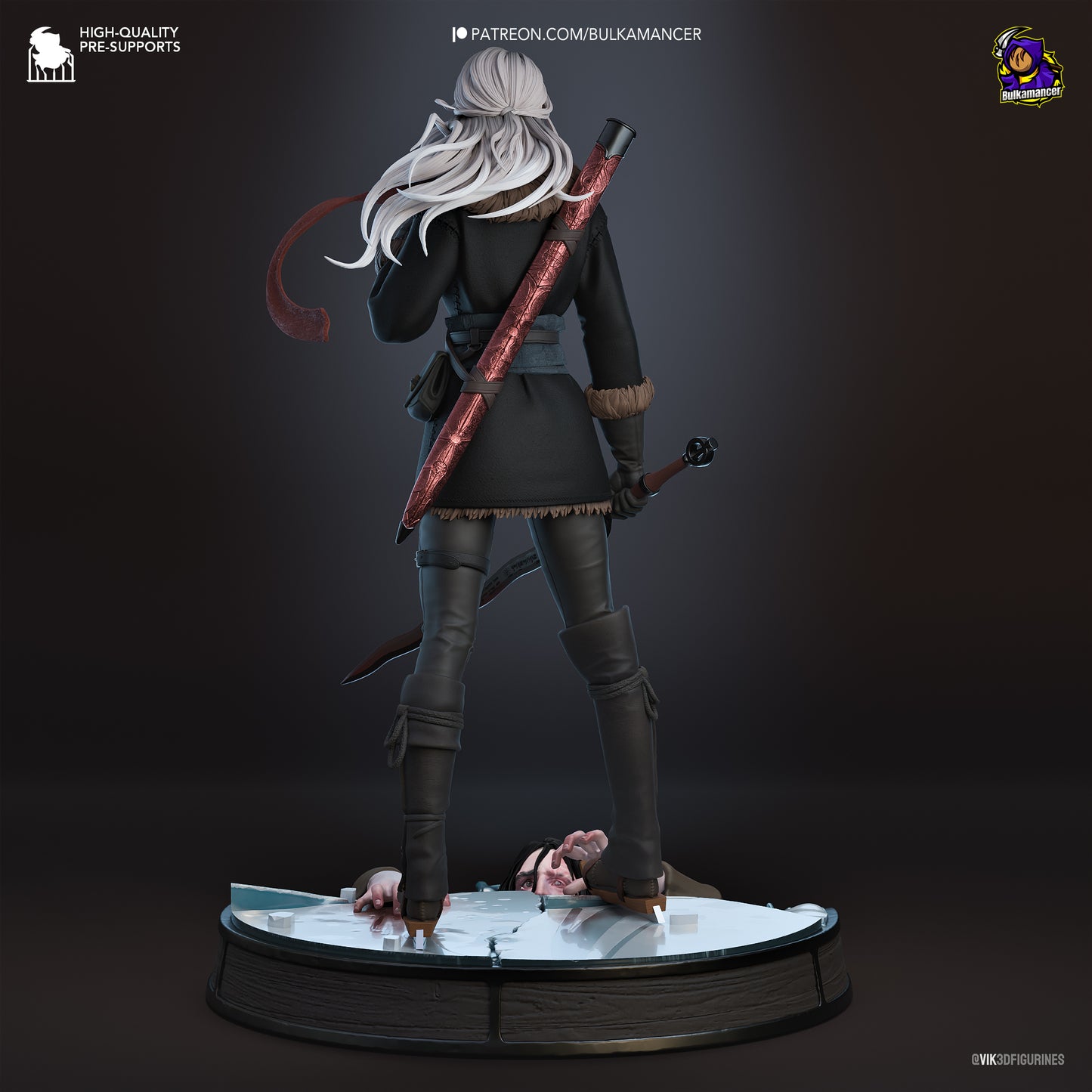 Ciri | The Witcher | Handcrafted Figure
