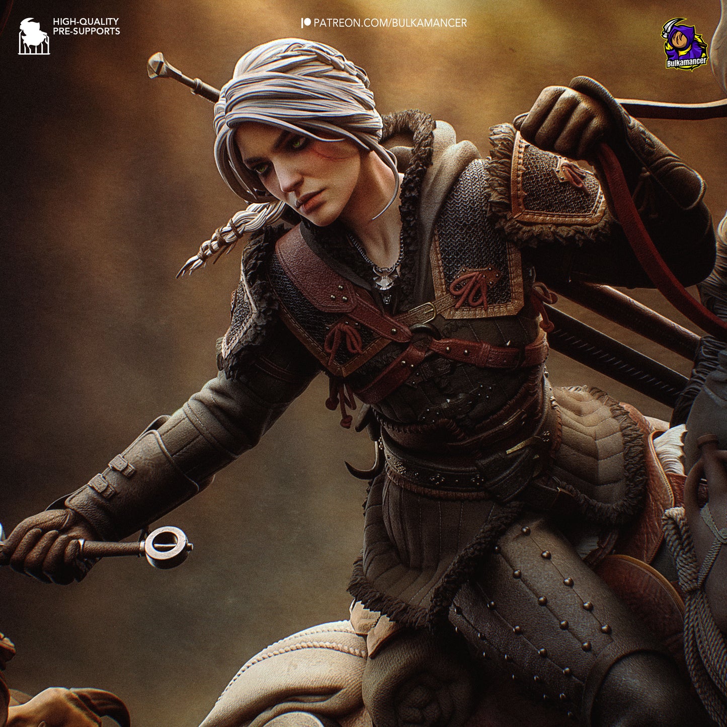 Ciri vs Manticore |The Witcher 4| Handcrafted Figure