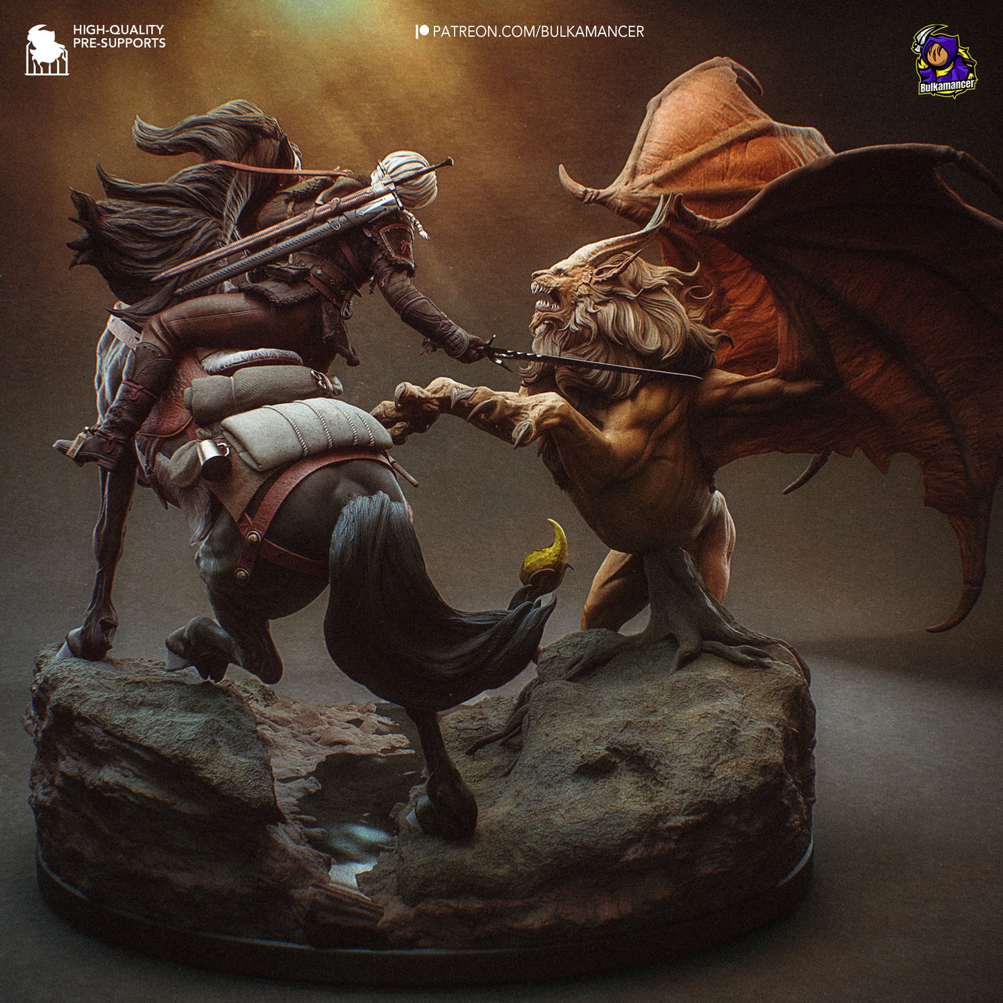 Ciri vs Manticore |The Witcher 4| Handcrafted Figure