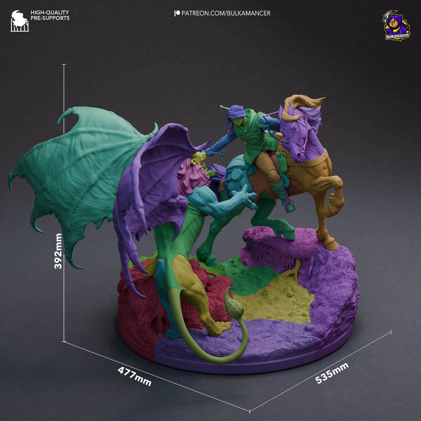 Ciri vs Manticore |The Witcher 4| Handcrafted Figure