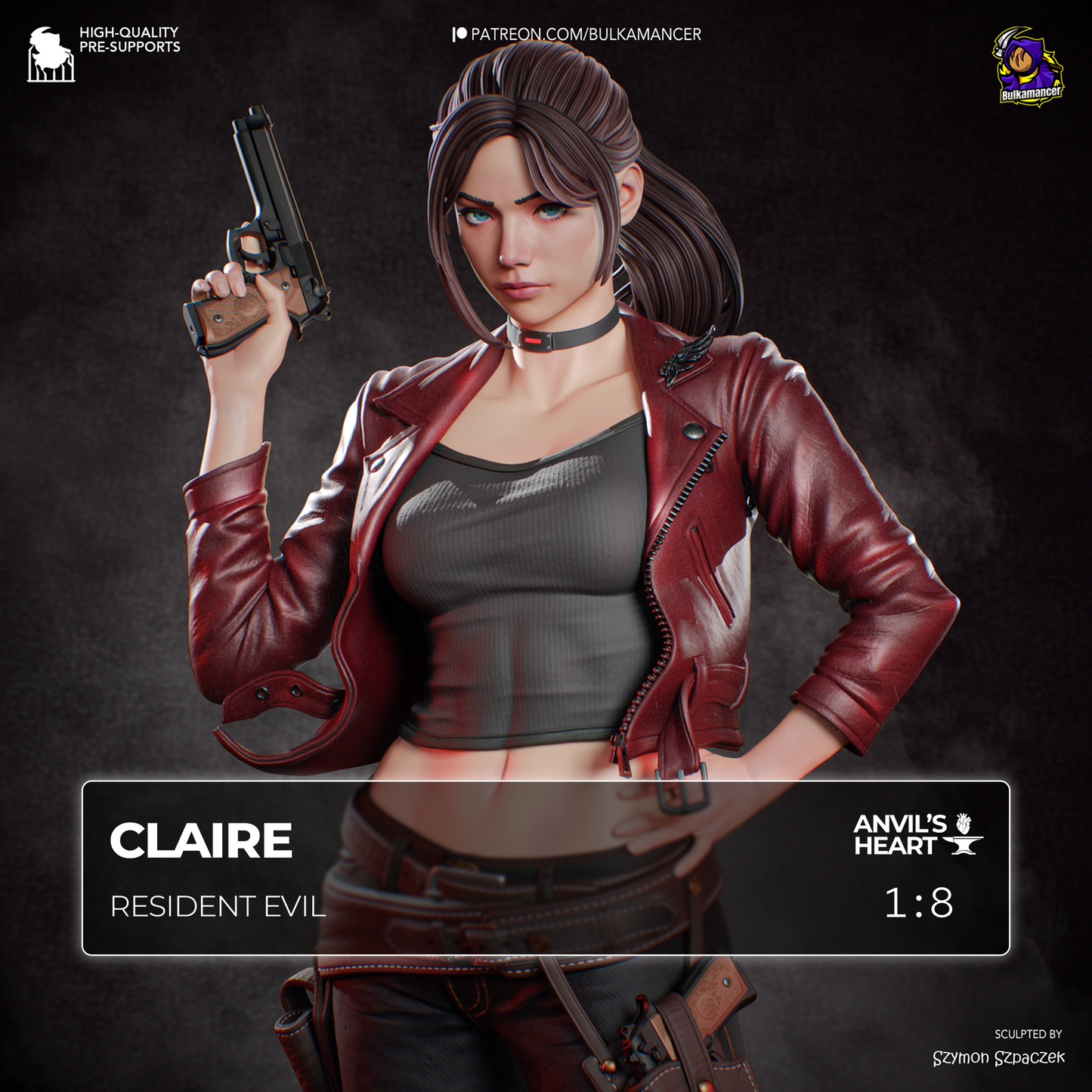 Red Jacket Survivor | Handcrafted Figure