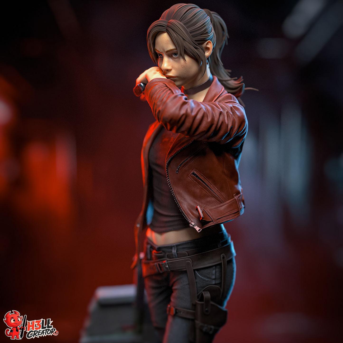 Red Jacket Survivor | Handcrafted Figure