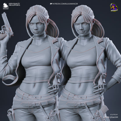 Red Jacket Survivor | Handcrafted Figure
