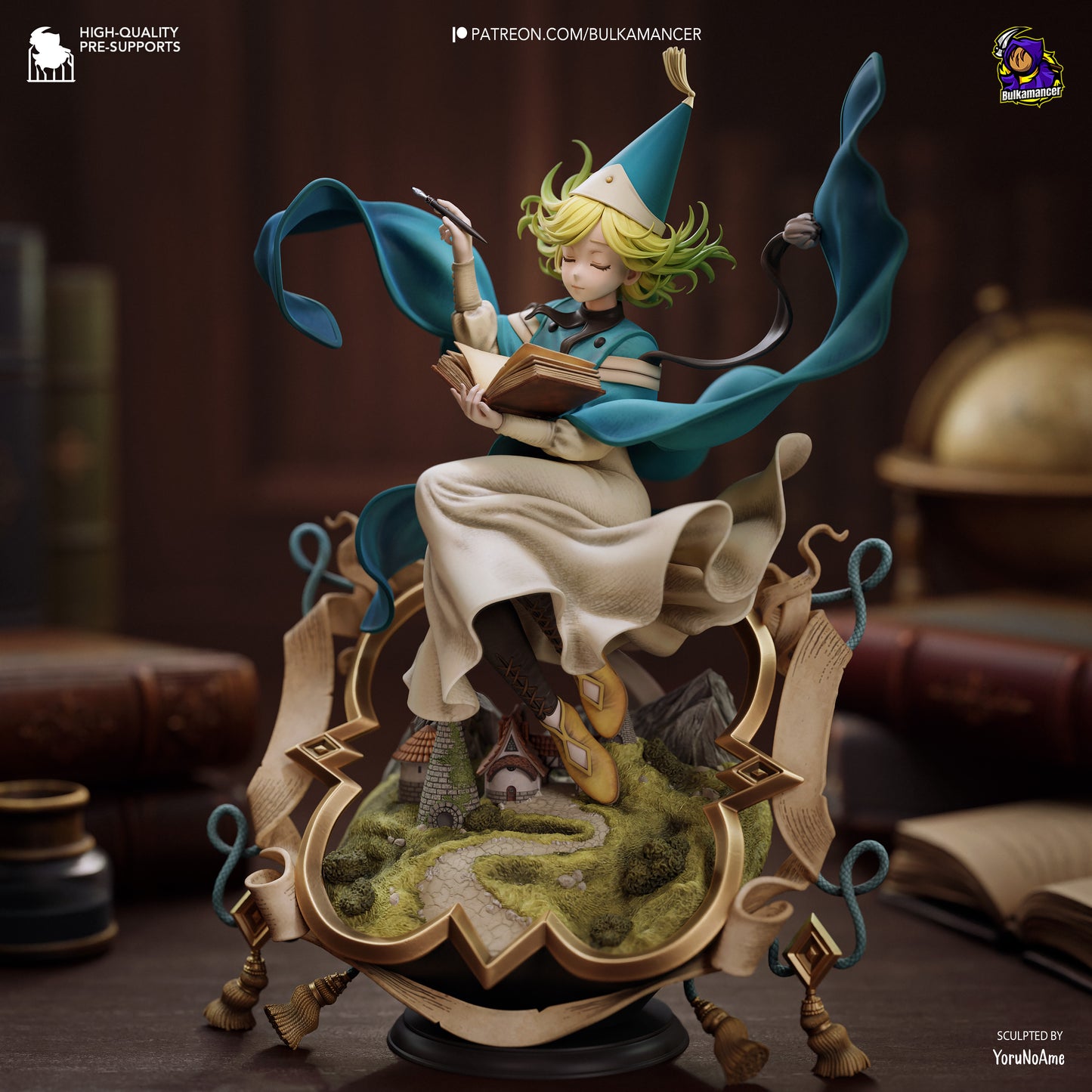 Young Apprentice Witch | Handcrafted Figure