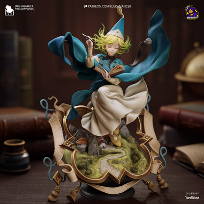 Young Apprentice Witch | Handcrafted Figure