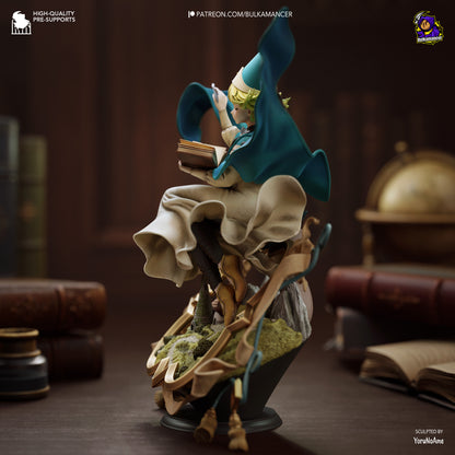 Young Apprentice Witch | Handcrafted Figure