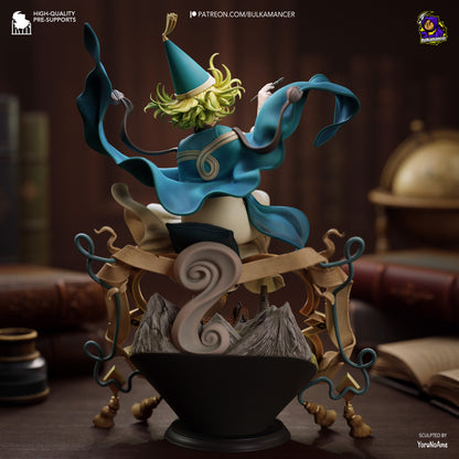 Young Apprentice Witch | Handcrafted Figure