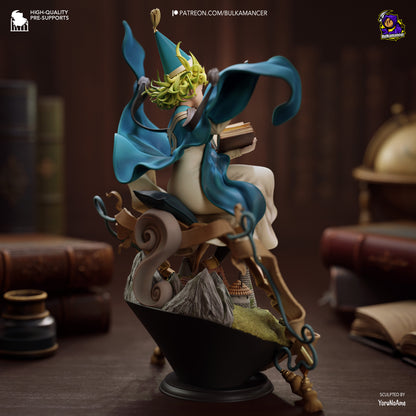 Young Apprentice Witch | Handcrafted Figure