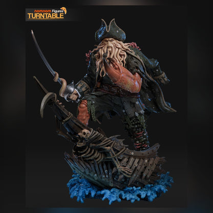 Tentacled Sea Captain | Handcrafted Figure