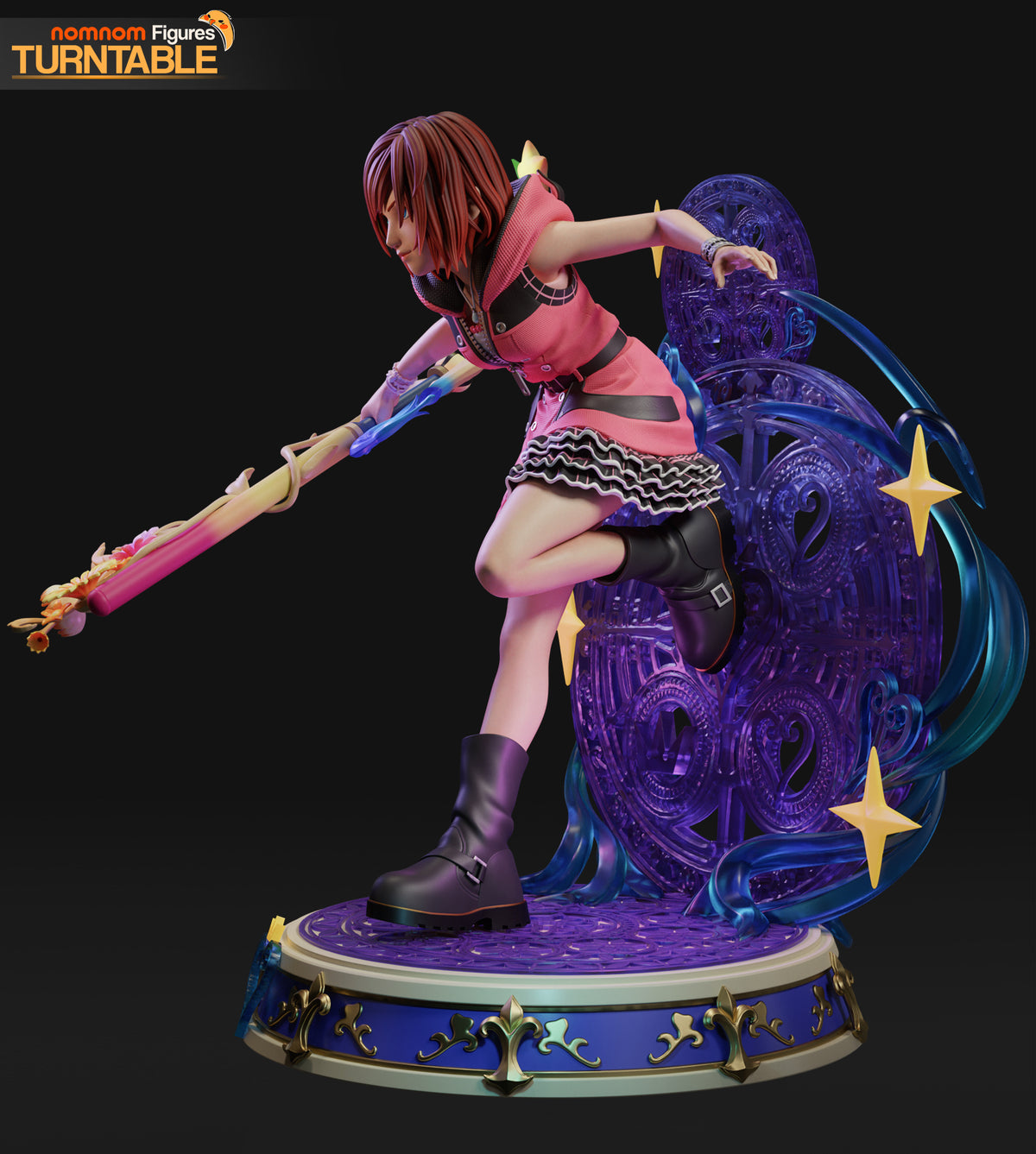 Pink-Haired Princess | Handcrafted Figure