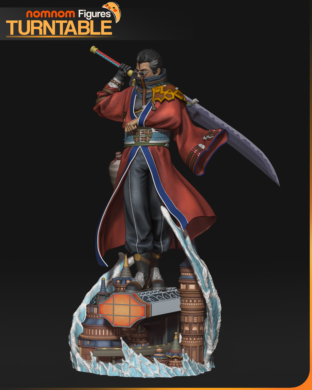 Crimson Guardian | Handcrafted Figure