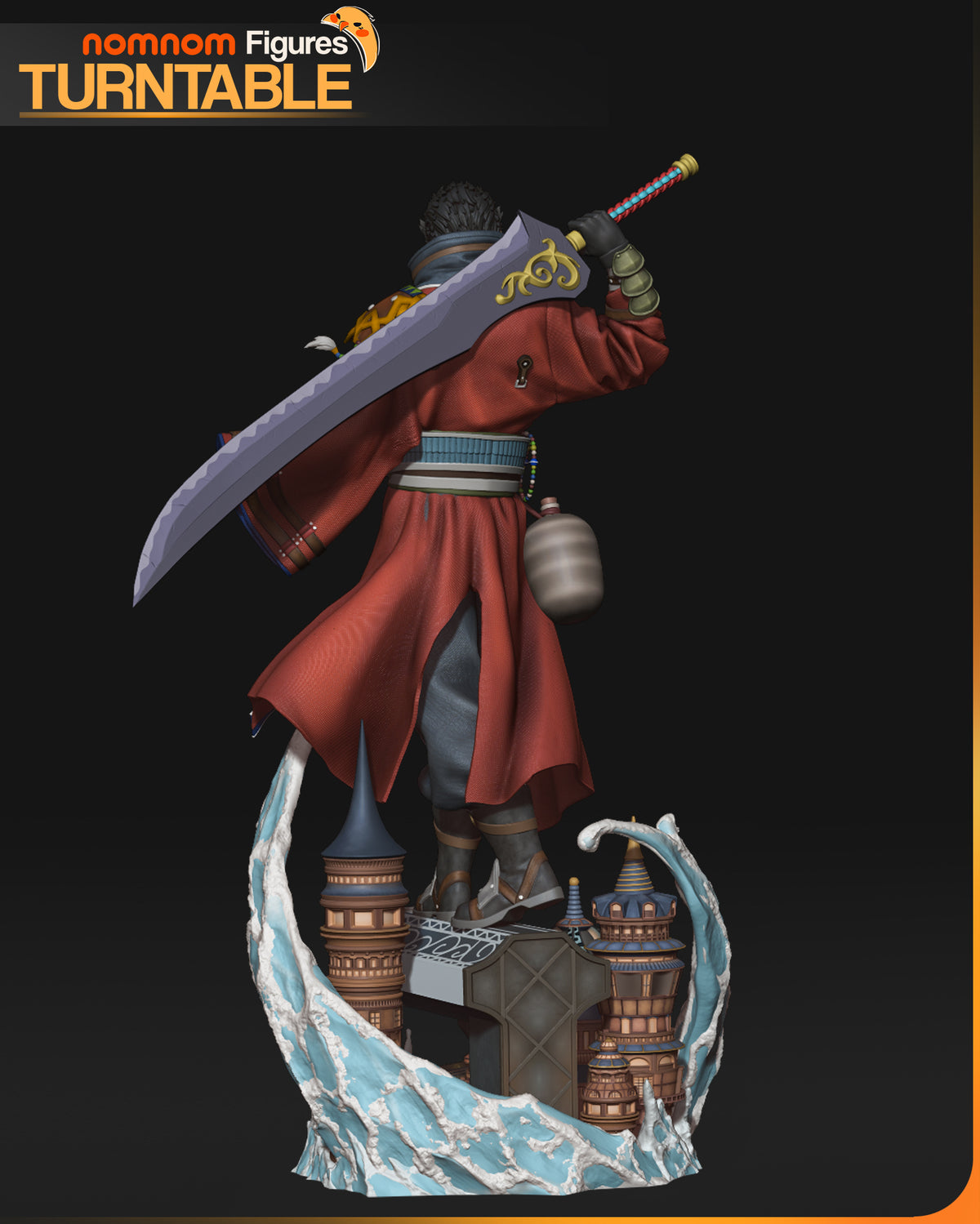 Crimson Guardian | Handcrafted Figure