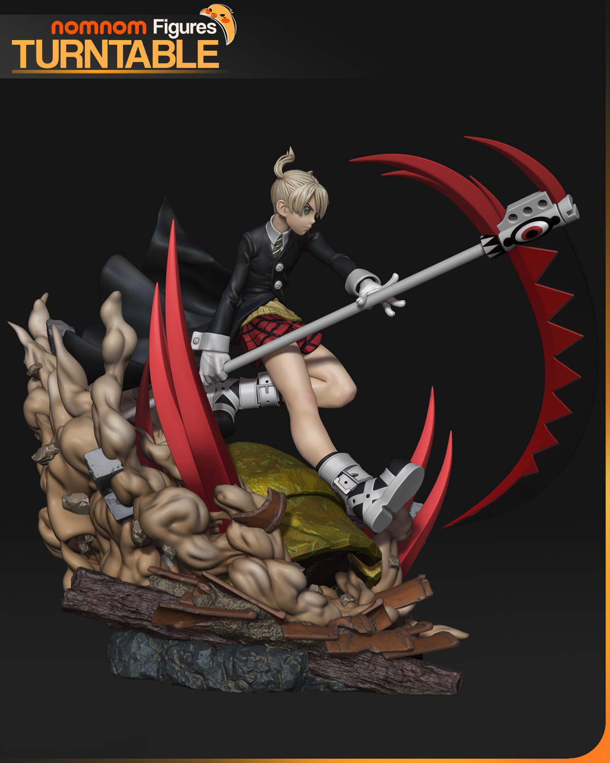 Scythe Huntress | Handcrafted Figure