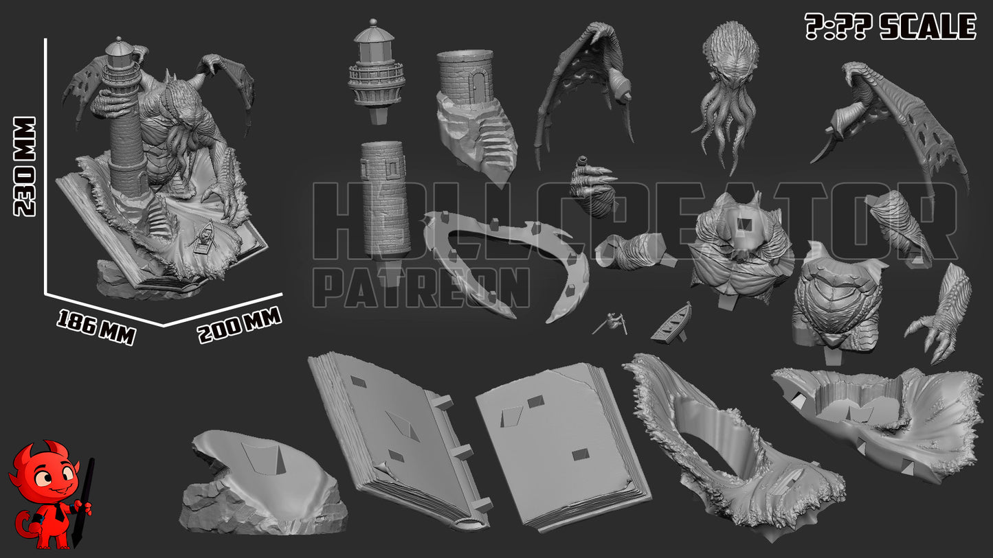 Cthulhu | The Call of Cthulhu | Handcrafted Figure