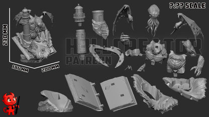 Cthulhu | The Call of Cthulhu | Handcrafted Figure