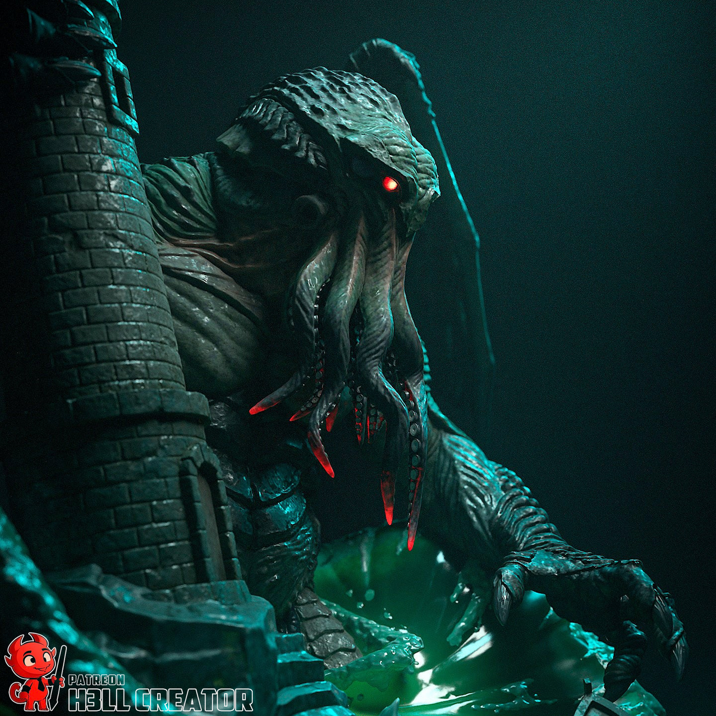 Eldritch Sea Titan | Handcrafted Figure