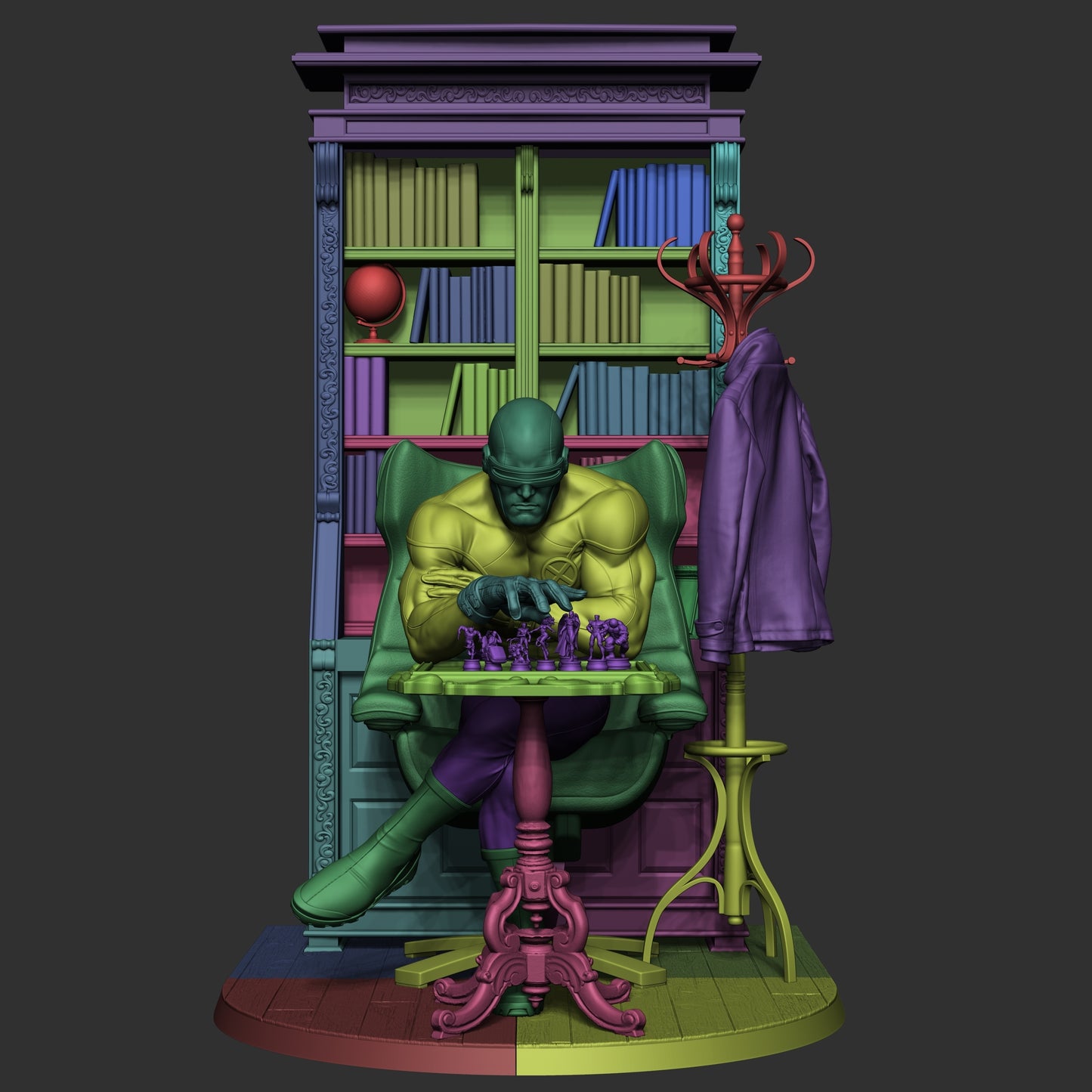 The Visor Commander | Handcrafted Figure