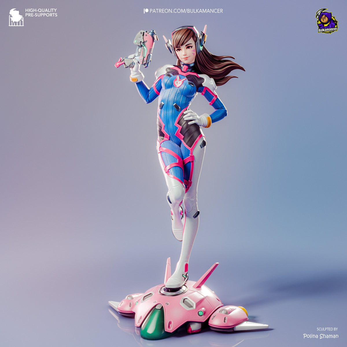 Bunny Mech Pilot | Handcrafted Figure