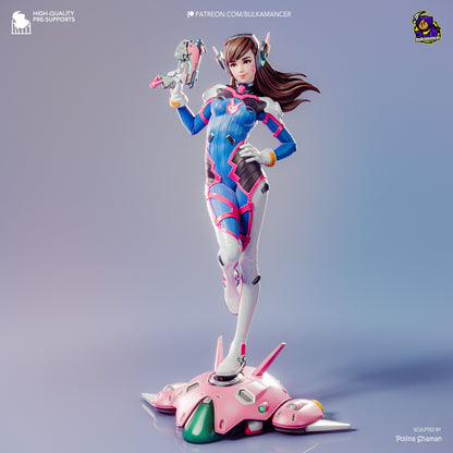 Bunny Mech Pilot | Handcrafted Figure