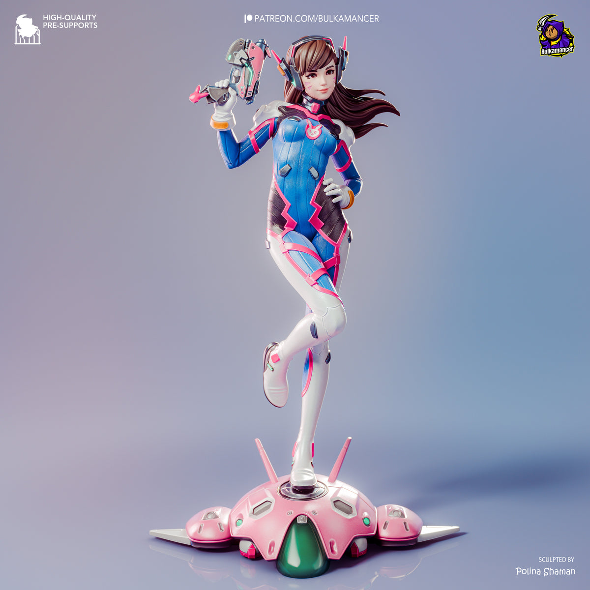 Bunny Mech Pilot | Handcrafted Figure