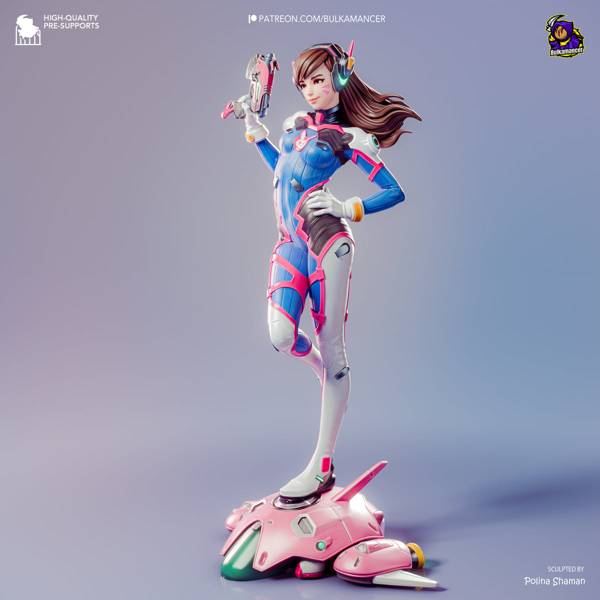 Bunny Mech Pilot | Handcrafted Figure