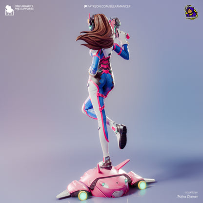 Bunny Mech Pilot | Handcrafted Figure