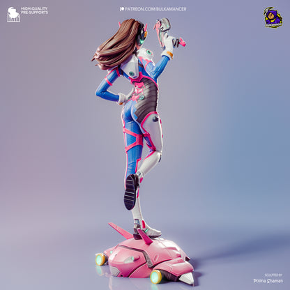Bunny Mech Pilot | Handcrafted Figure
