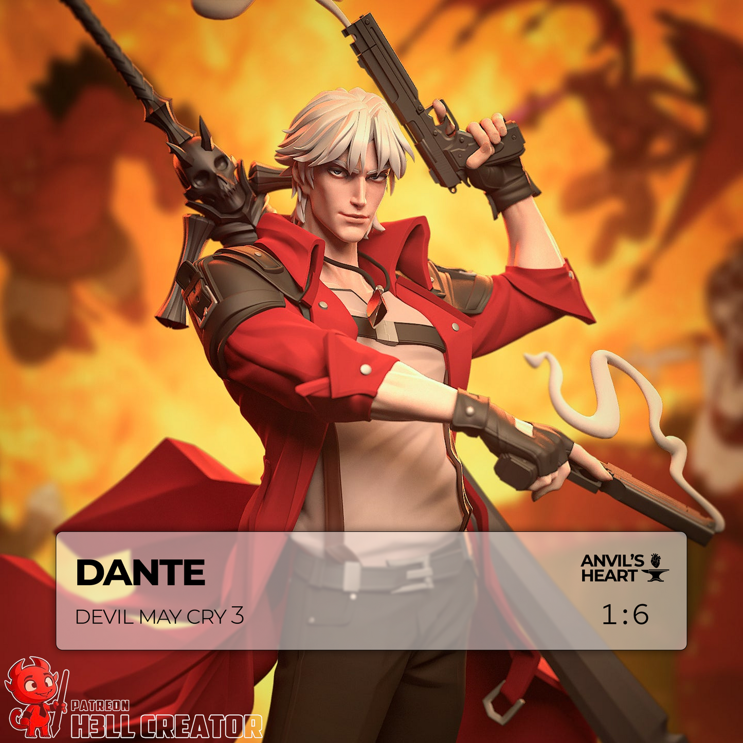 Dante | Devil May Cry 3 | Handcrafted Figure