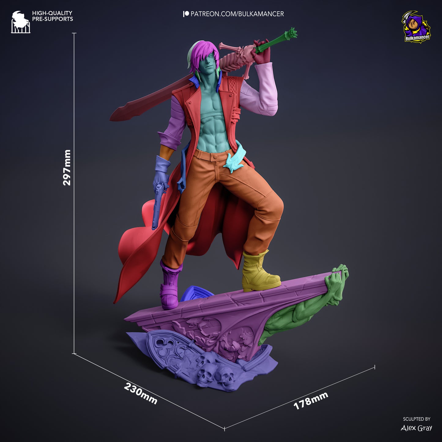 Dante | Devil May Cry 3 | Handcrafted Figure