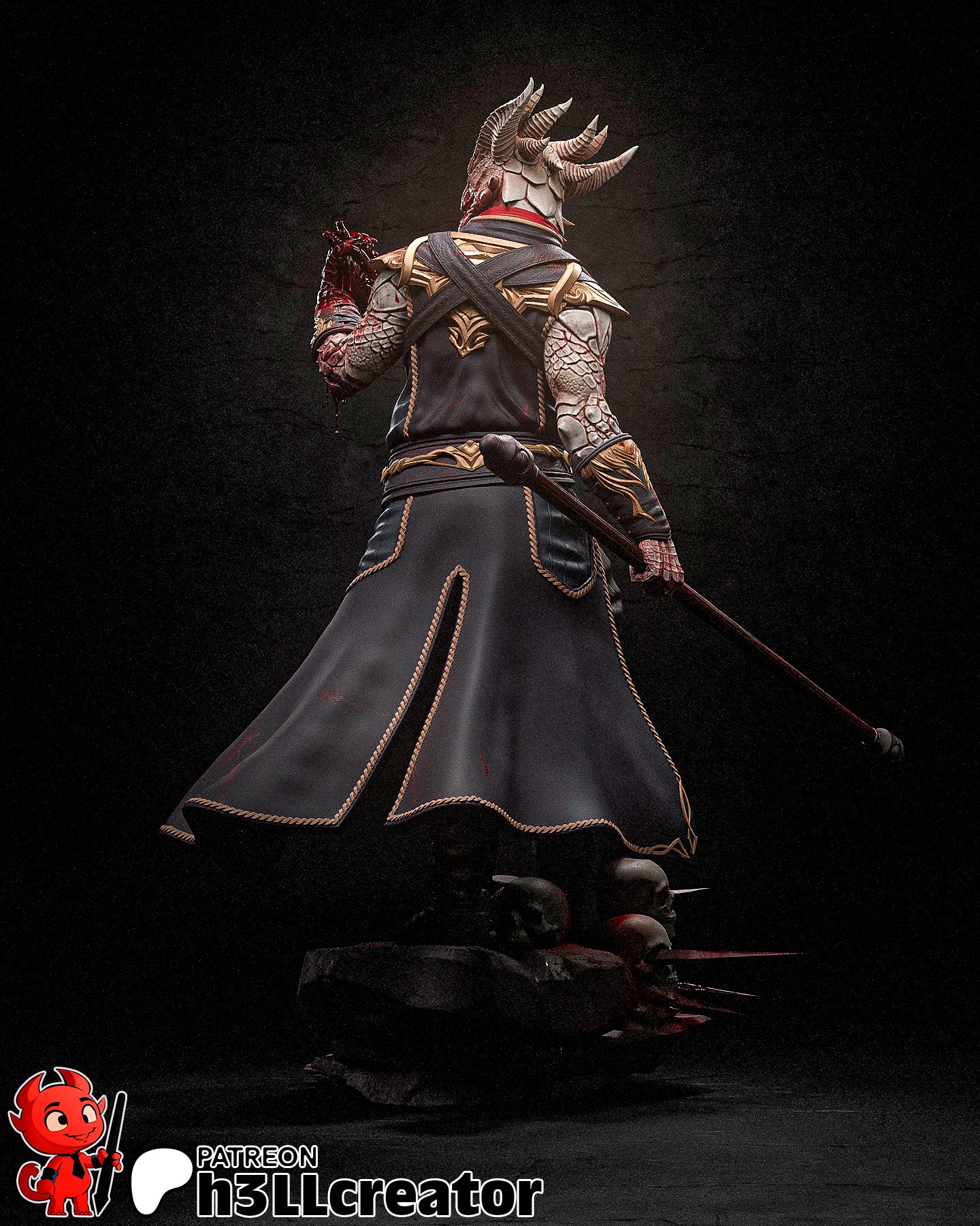 Dark Urge | Baldur's Gate 3 | Handcrafted Figure